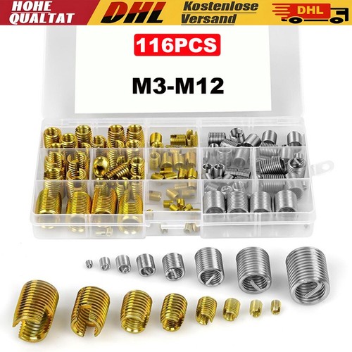 116pcs riparazione filettatura - riparazione,
