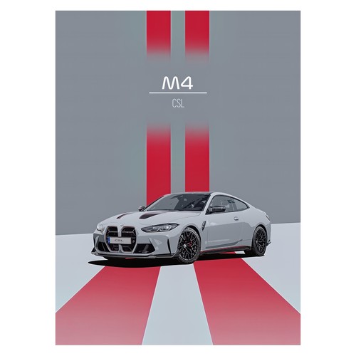 Poster auto csl arte - csl,